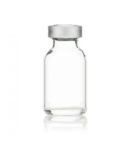 10ml Sterile/Depyrogenated Molded Clear Vials 25pk White Flip