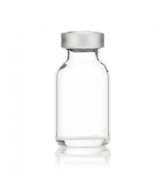 10ml Sterile/Depyrogenated Molded Clear Vials 25pk White Flip