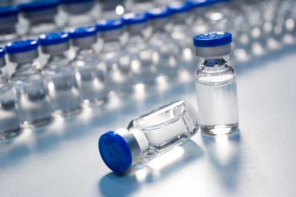 2ml Sterile/Pyrogen Free Clear Vials 210pcs/tray Blue Flip Caps
